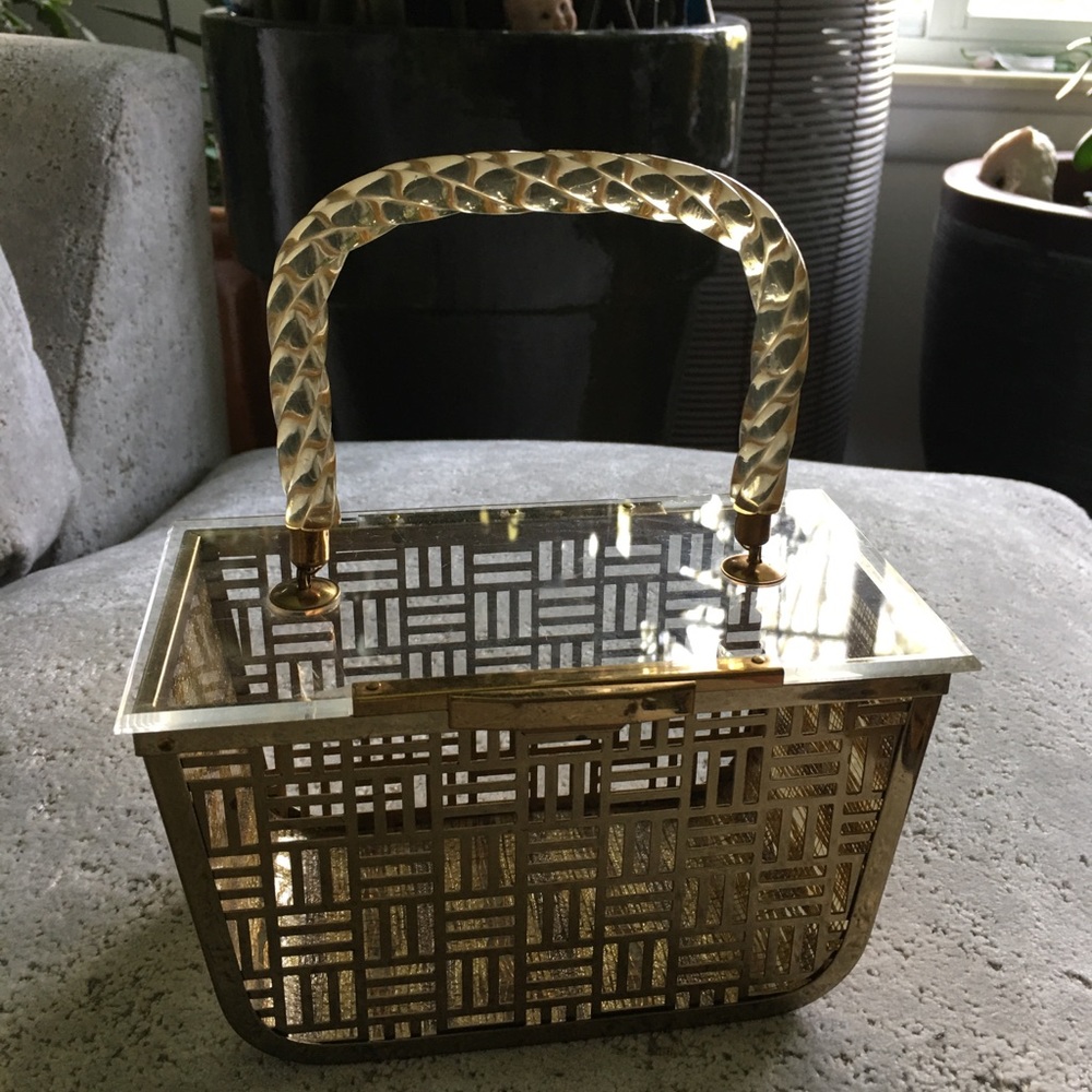 Vintage Lucite purse